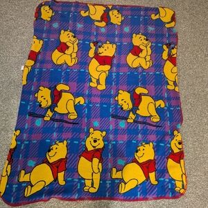 Vintage Winnie The Pooh Fleece Blanket Y2K